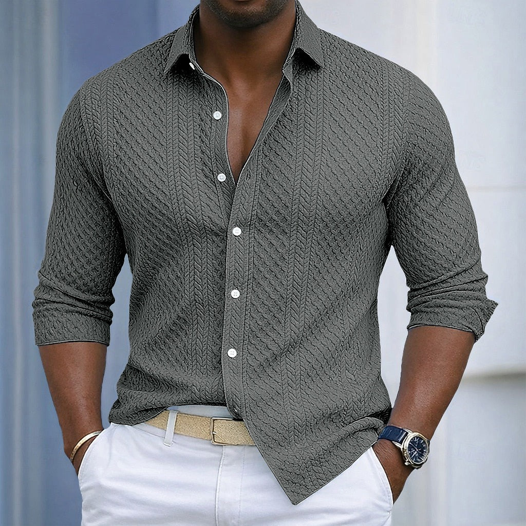 Textured Jacquard Shirt