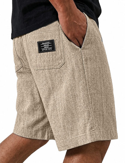 Comfort Linen Shorts With Pockets