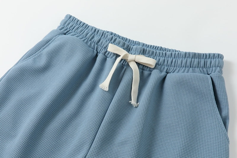 Men's Casual Waffle Pants -Daily Outdoor Sports Wear