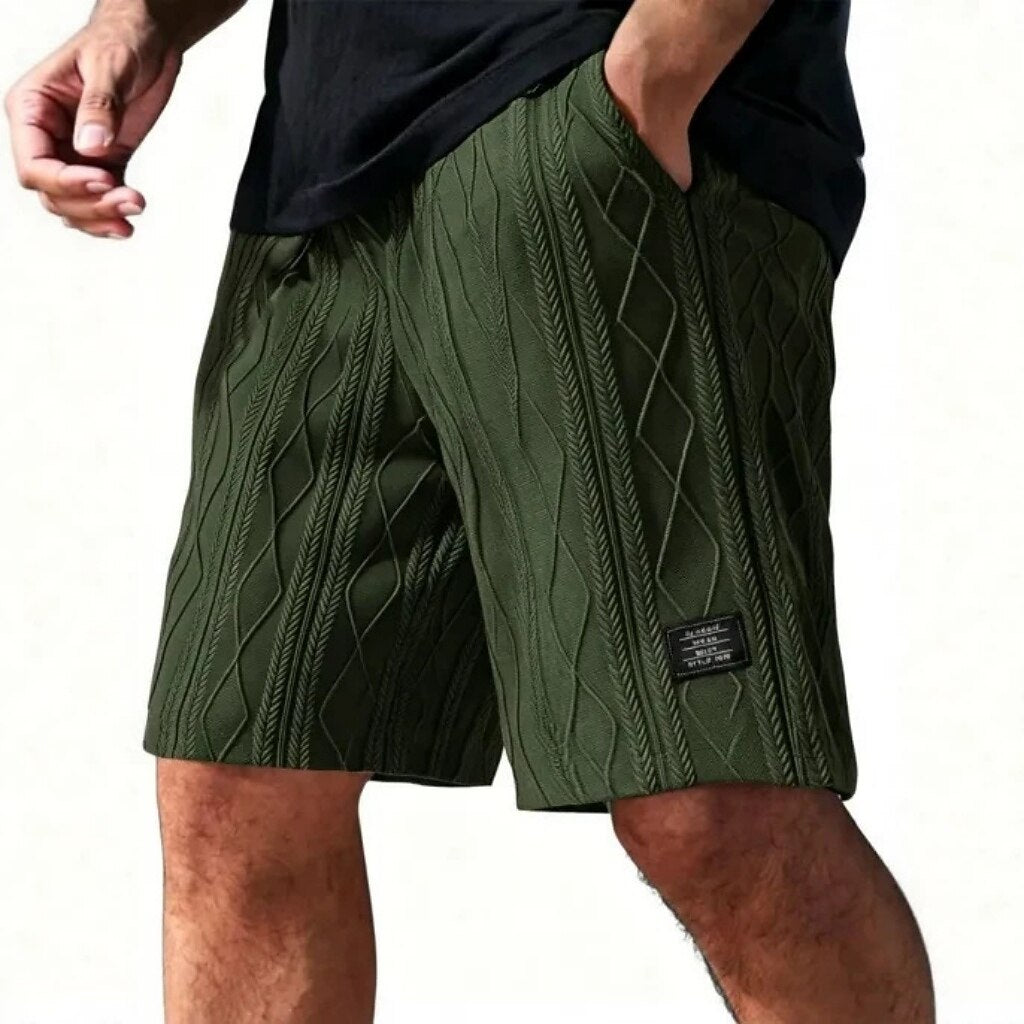 Men's Textured Jacquard Shorts