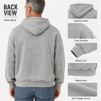 Broken-In Washed Cotton Hoodie