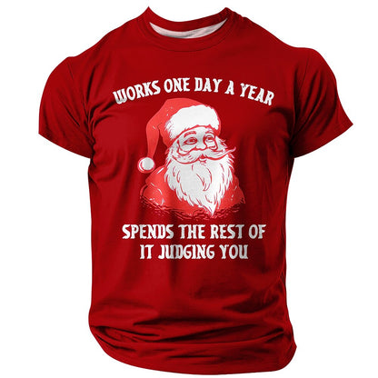 Christmas Santa Works One Day Tee