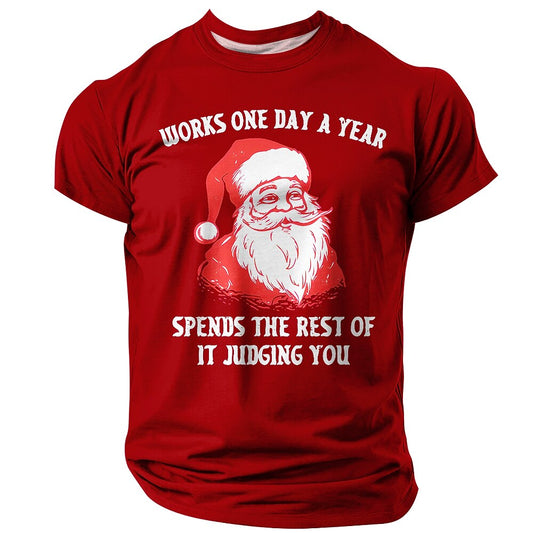 Christmas Santa Works One Day Tee