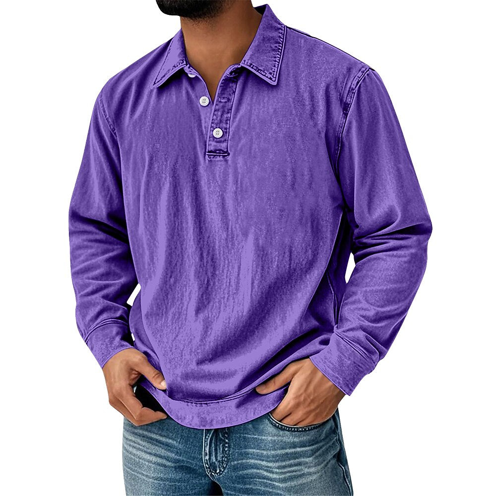 Comfort Washed 100% Cotton Polo Shirt