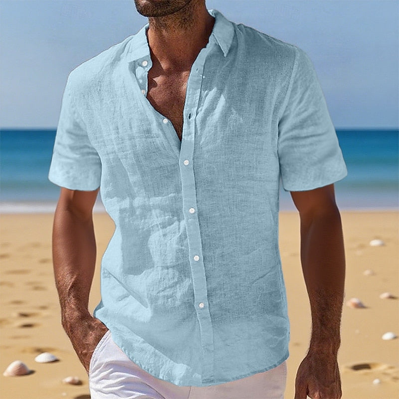 Casual Cotton Linen Shirt