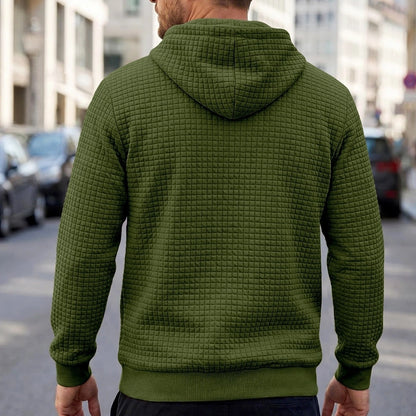 Comfort Waffle Drawstring Hoodie