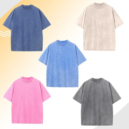 100% Cotton Vintage Washed T-Shirt