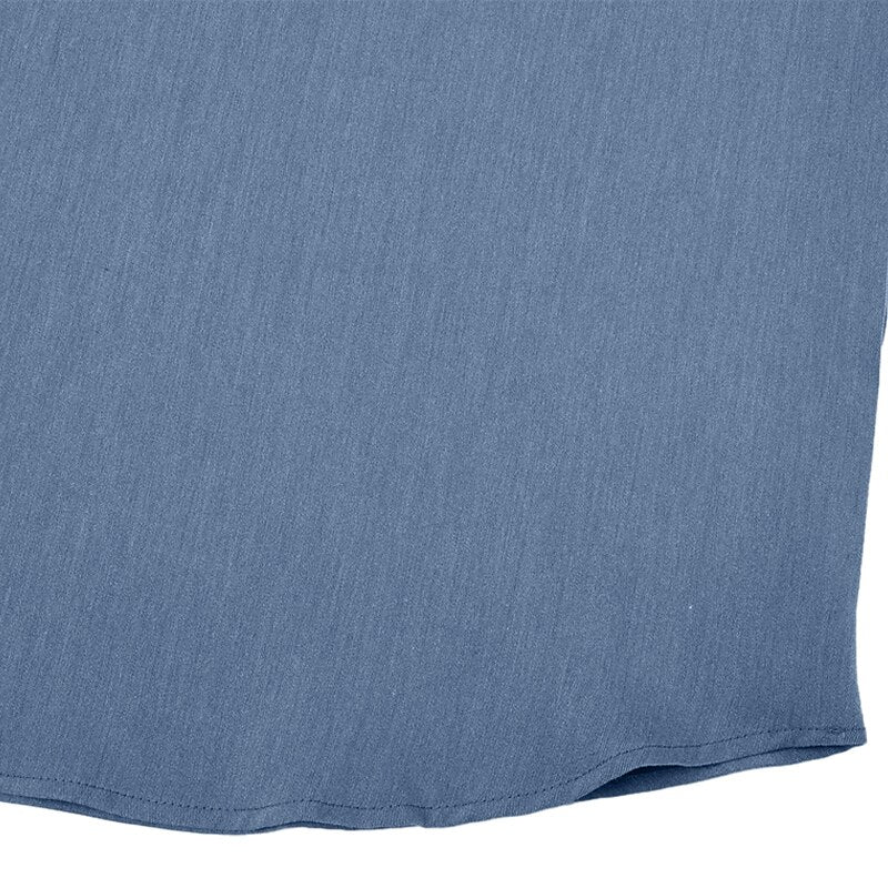 Long Sleeve Cotton Popover Shirt
