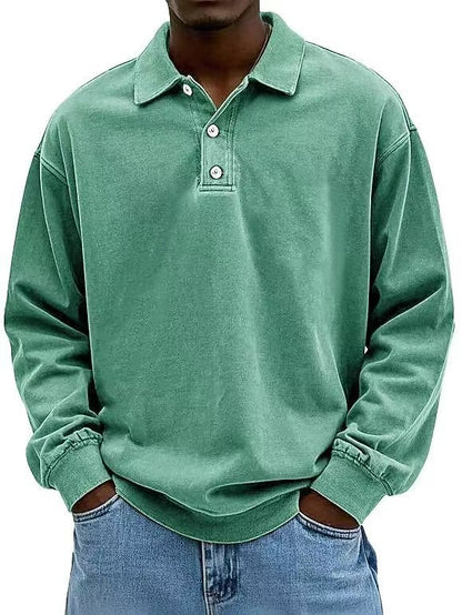 Classic Washed Cotton Polo Shirt