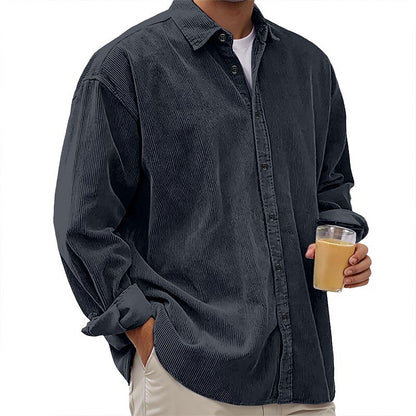 Men's Corduroy Button Up Shirt