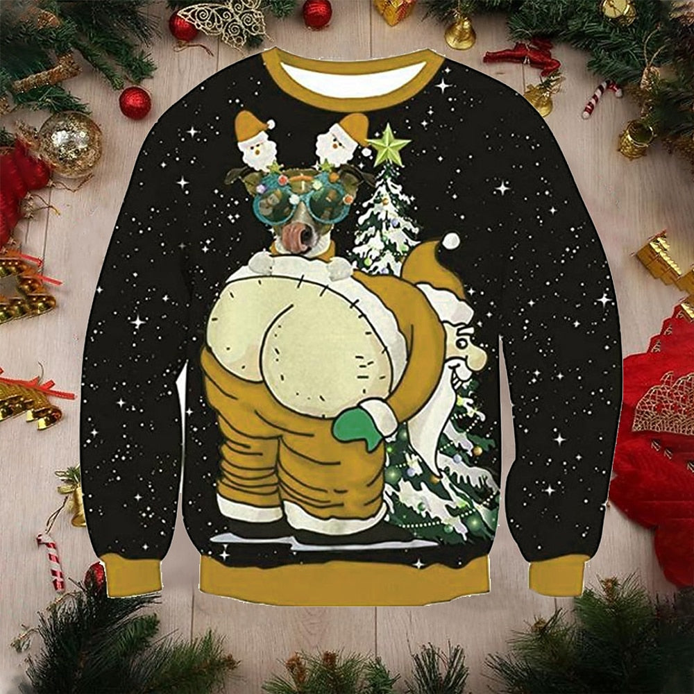 Christmas Santa Festive Holiday Merry Sweatshirt