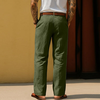 Men's Cotton Linen Baggy Pants