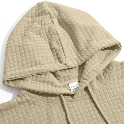 Comfort Waffle Drawstring Hoodie