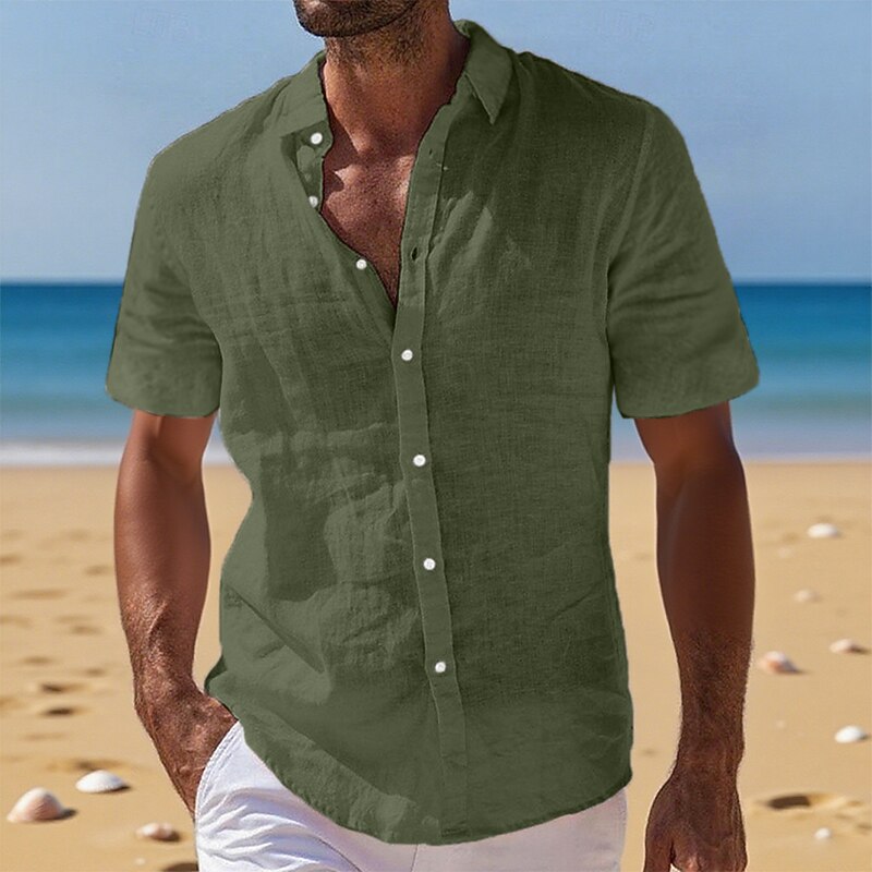 Casual Cotton Linen Shirt