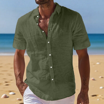 Casual Cotton Linen Shirt