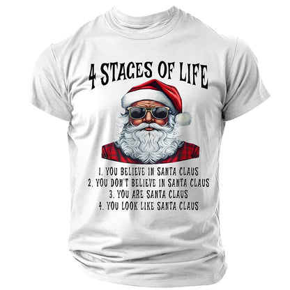 Men's Funny Santa Christmas 3D T-Shirt