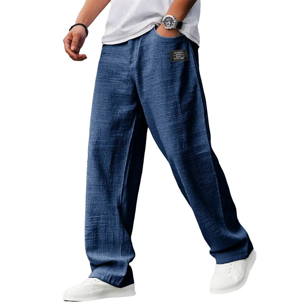 Baggy Cotton Linen Pants - Soft, Breathable, Summer Casual