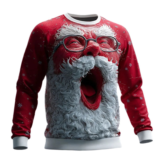 Christmas Santa Festive Holiday Jolly Sweatshirt