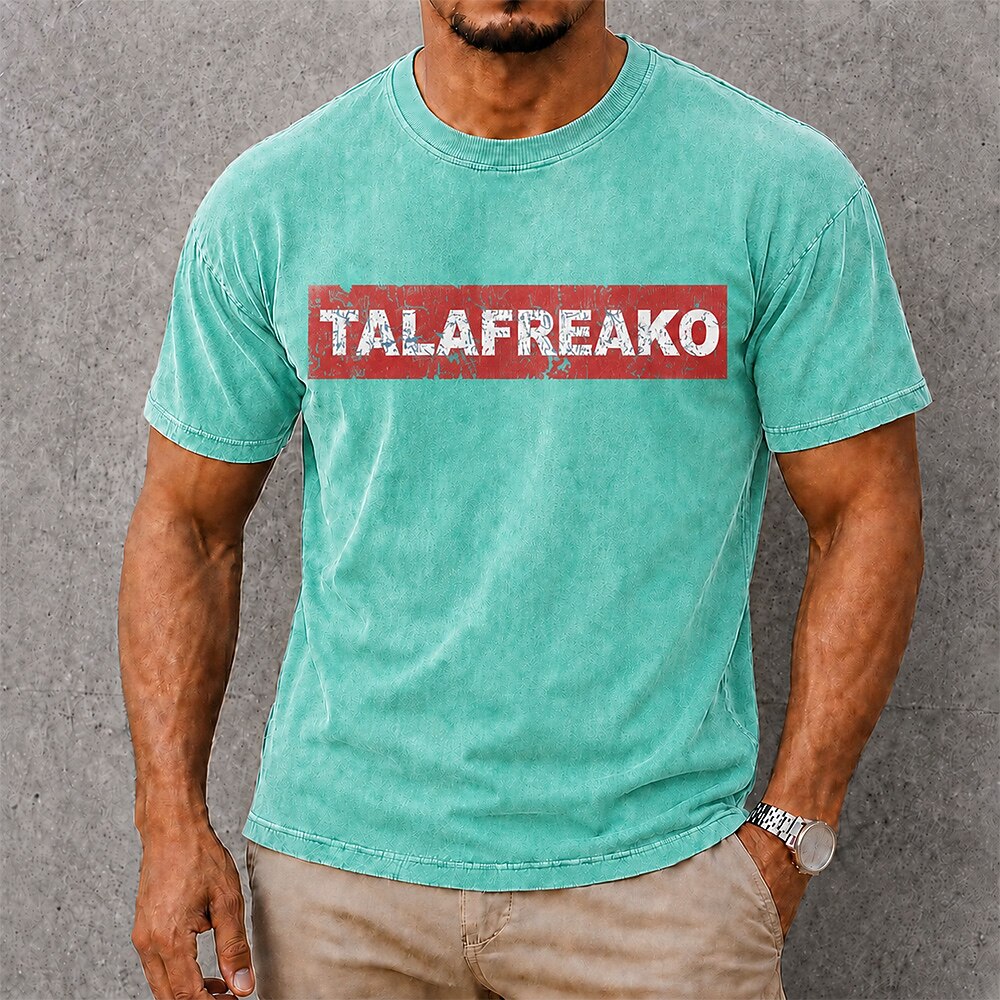 Vintage Washed Cotton Graphic Tee