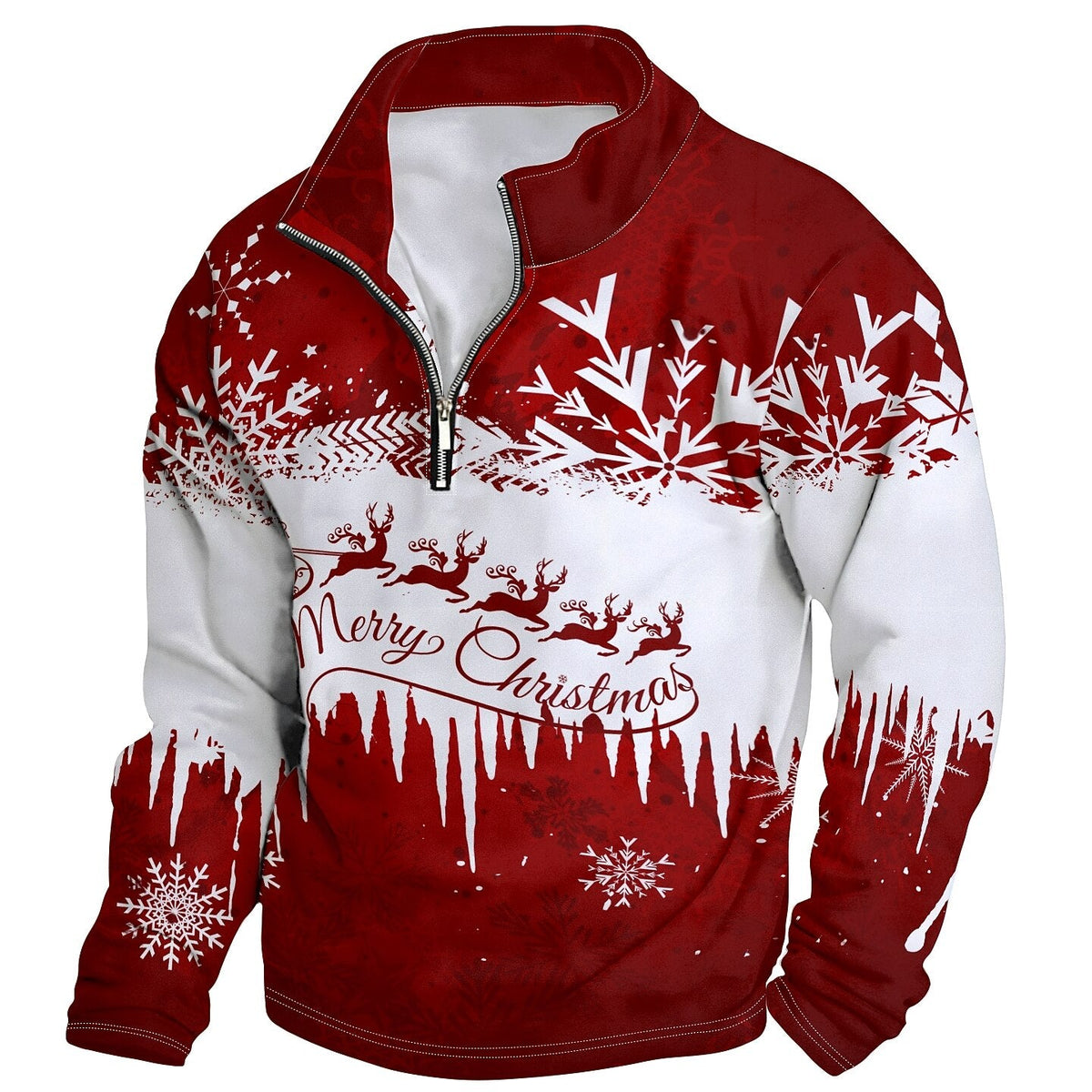 Christmas Festive Print Sweatshirt