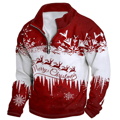 Christmas Festive Print Sweatshirt