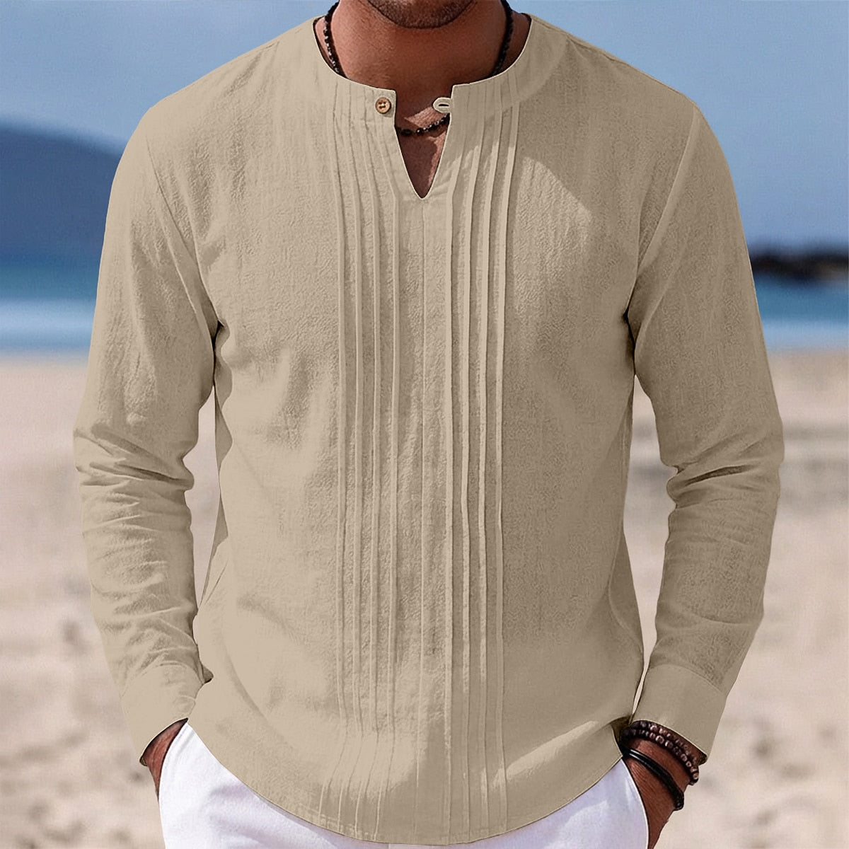 Linen Shirt - Perfect for Beach & Vacation