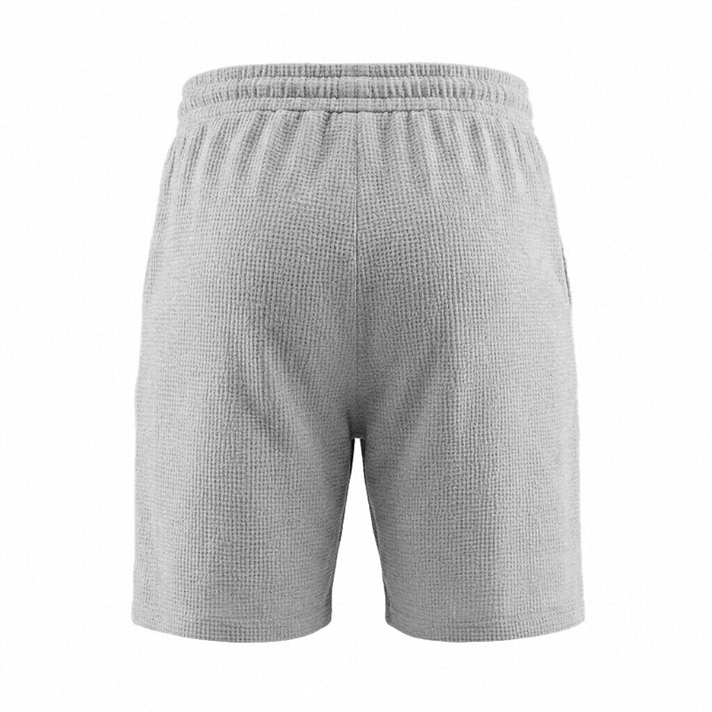 Men's Pocketed Waffle Shorts