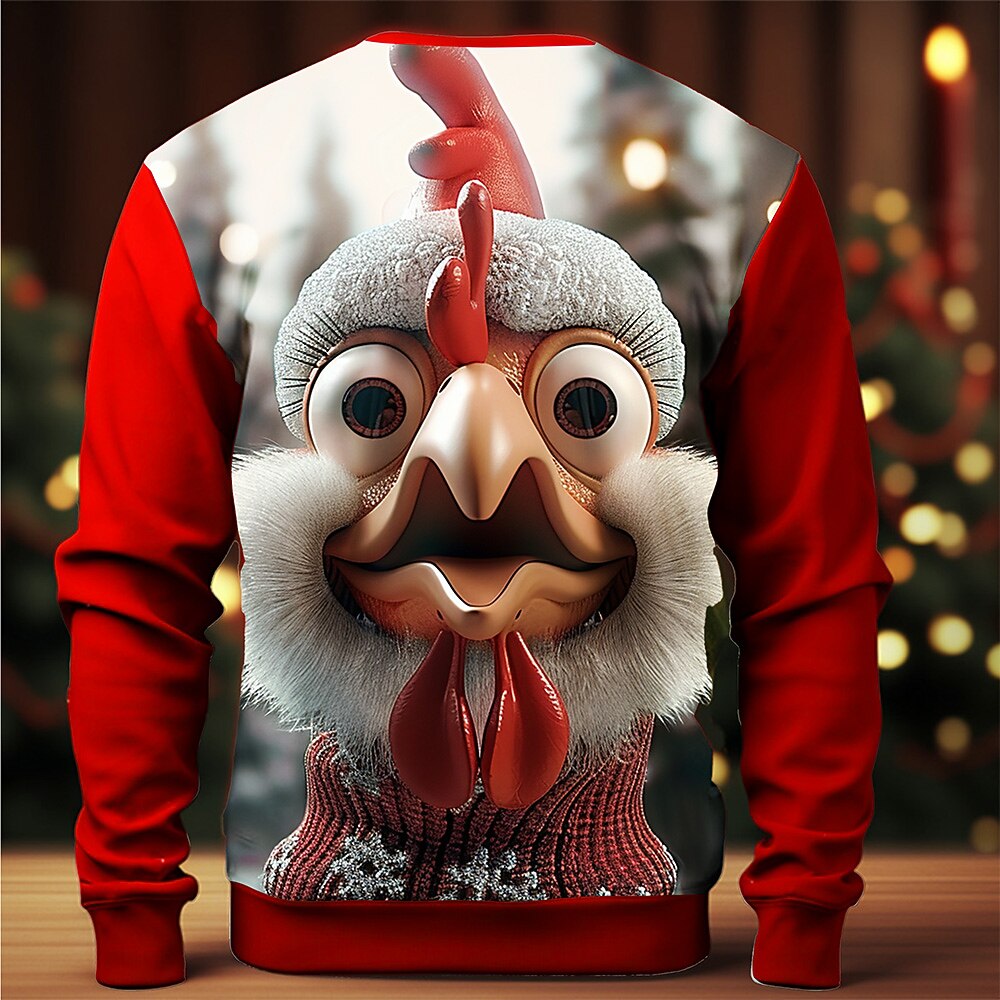 Christmas Cartoon Holiday Party Crewneck Sweatshirt