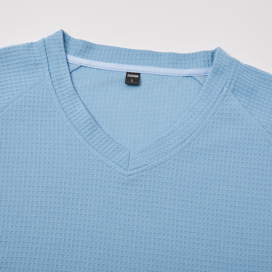 Men's Basic Waffle T-Shirt