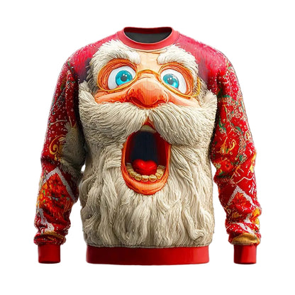 Christmas Santa Festive Funny Retro Sweatshirt
