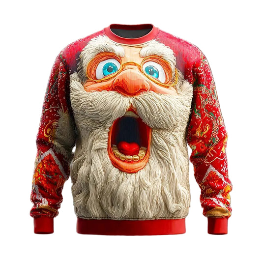 Christmas Santa Festive Funny Retro Sweatshirt