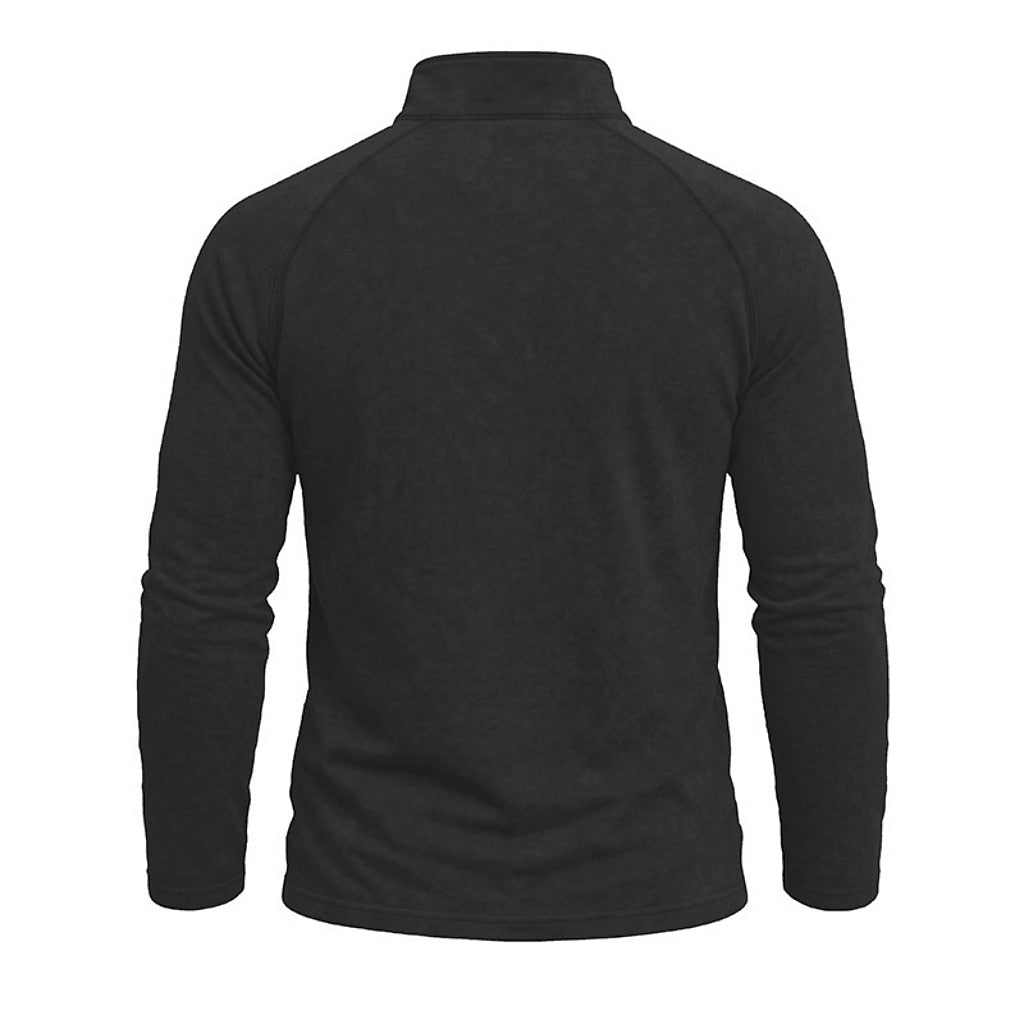 Relaxed Washed Cotton Henley Shirt