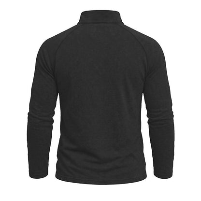 Relaxed Washed Cotton Henley Shirt