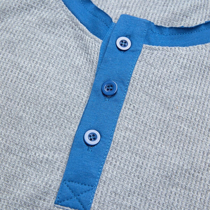 Men's Waffle V-neck T-Shirt