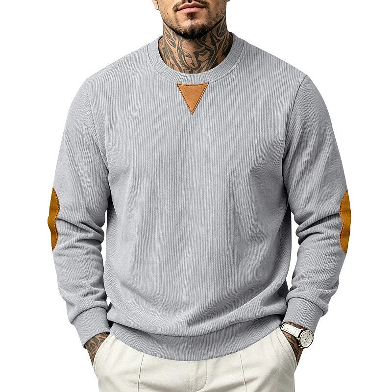 Soft Textured Corduroy Sweatshirt