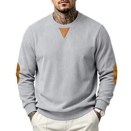 Soft Textured Corduroy Sweatshirt