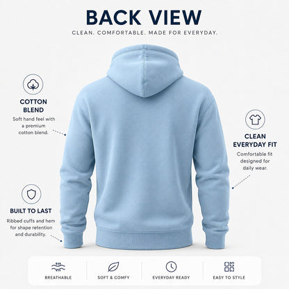 Comfort Pocketed Cotton Hoodie