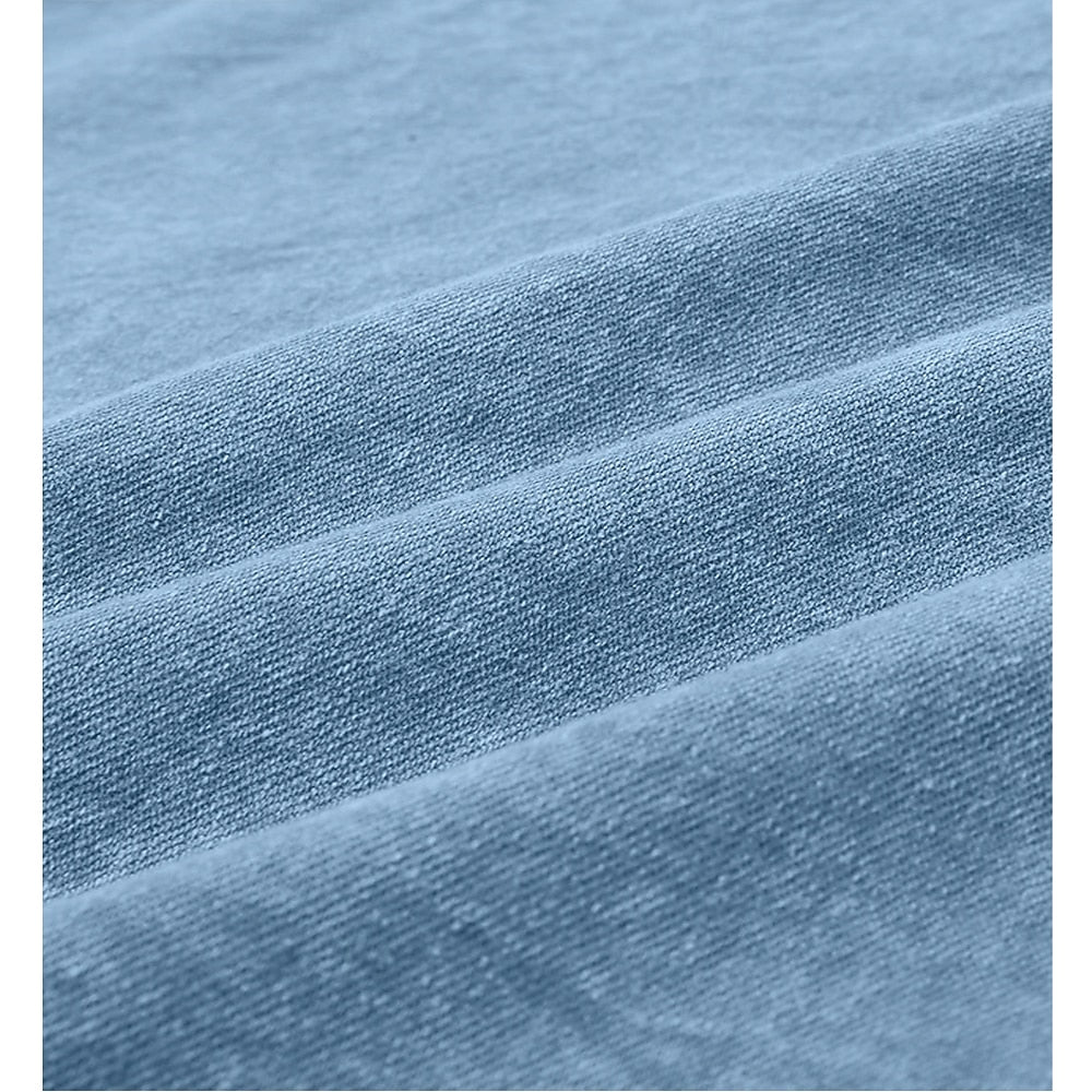 Palm Tree Washed Cotton Polo Shirt