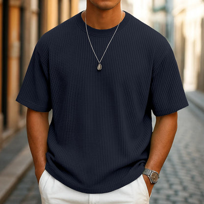Men's Casual Waffle T-Shirt