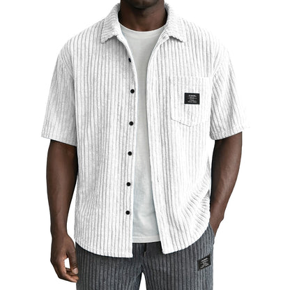 Men's Corduroy Shirt with Pocket