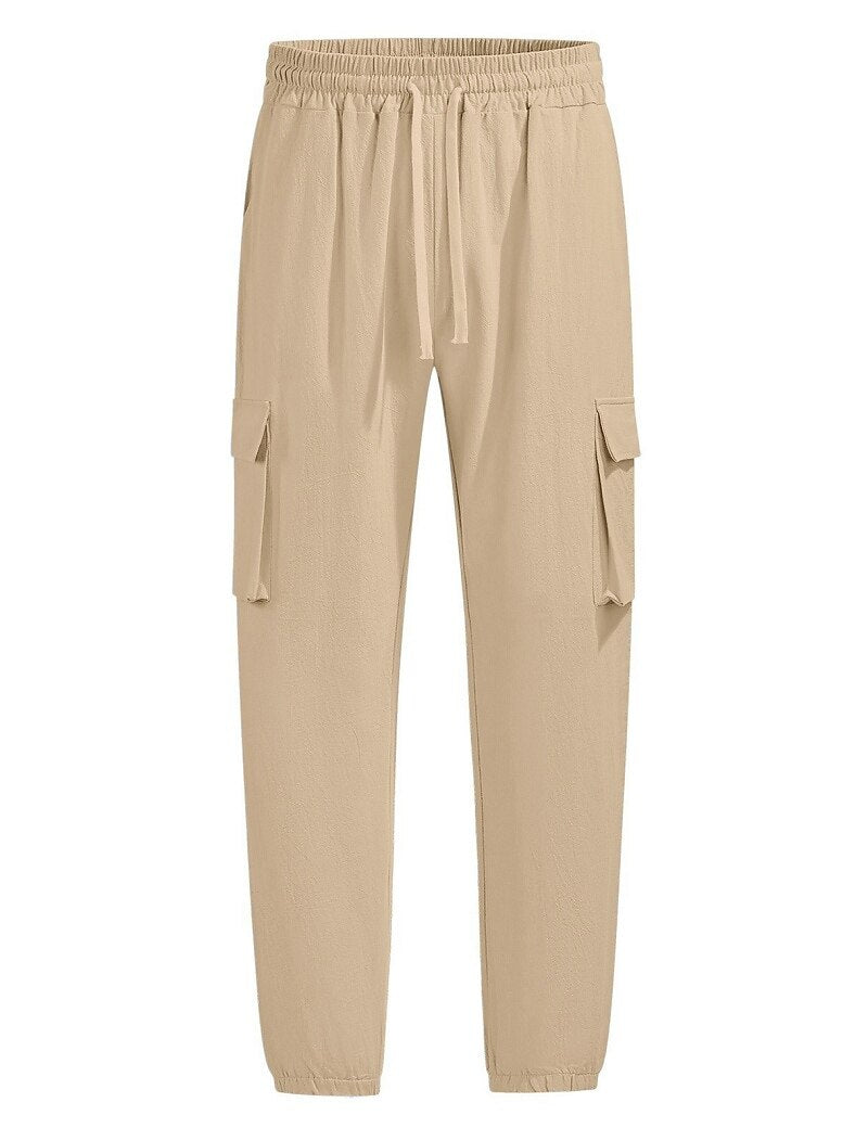 Lightweight Cotton-Linen Pants