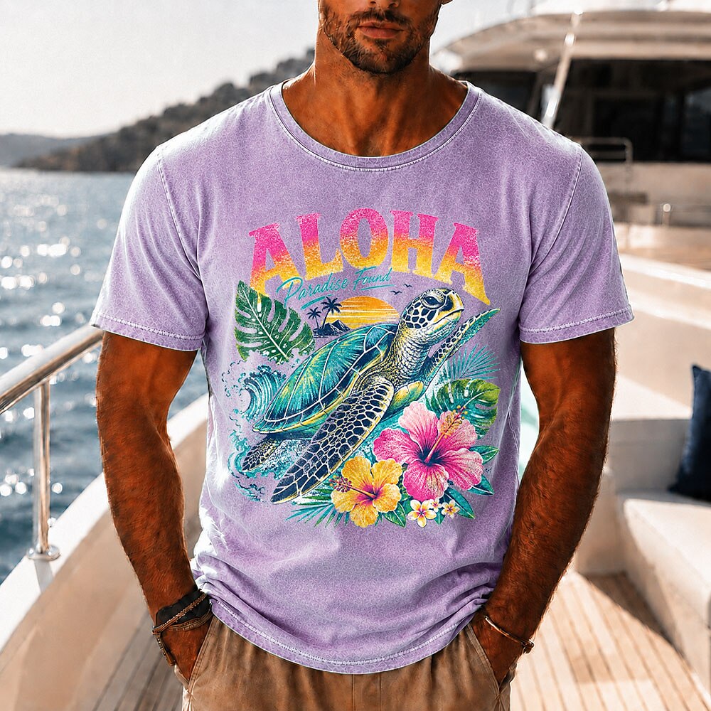 Vintage Washed Cotton Tortoise Tee