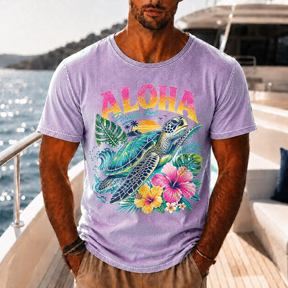 Vintage Washed Cotton Tortoise Tee
