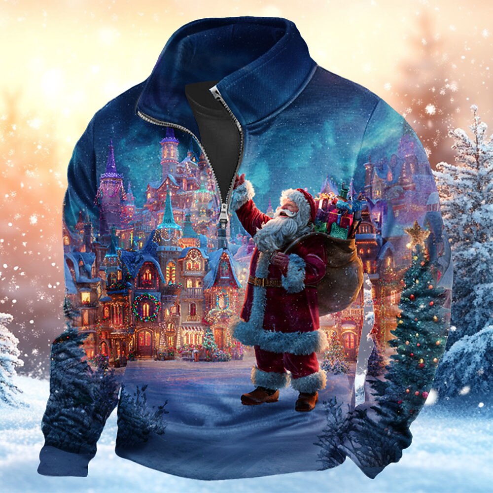 Christmas Santa Festive Long Sleeve Sweatshirt
