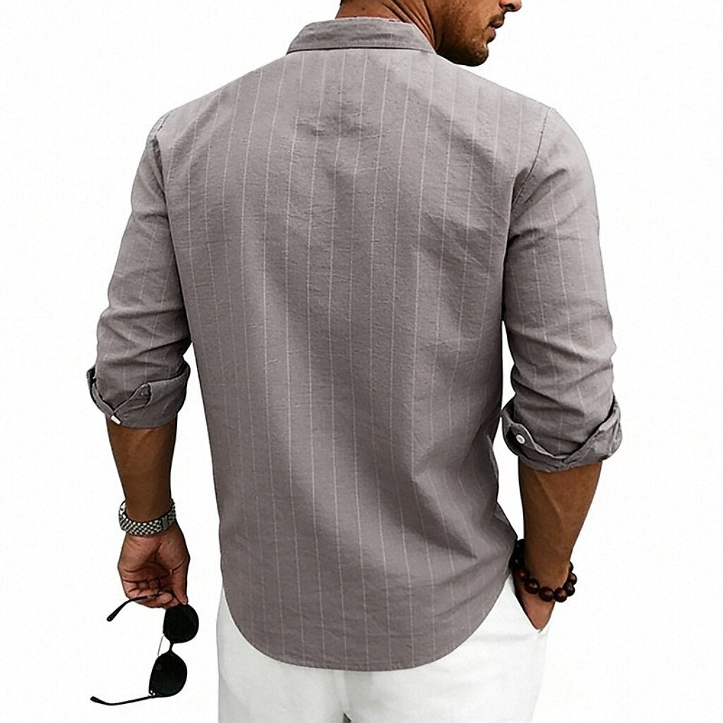 Men's Everyday Cotton Linen Shirt