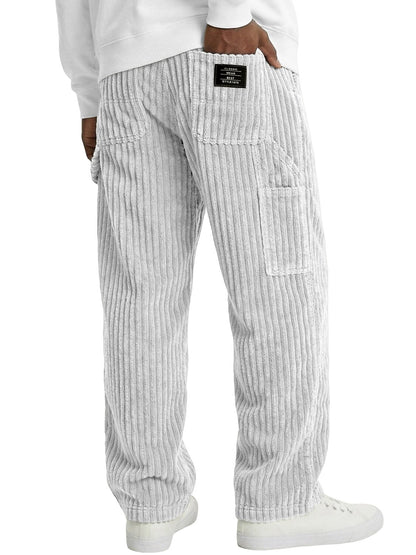 Men's Corduroy Trousers with Pockets