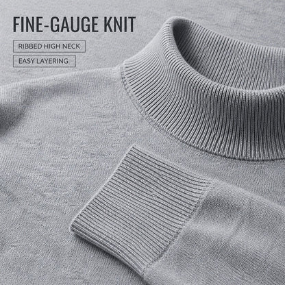 Classic Mock Neck Knit Sweater - Timeless Style & Everyday Comfort