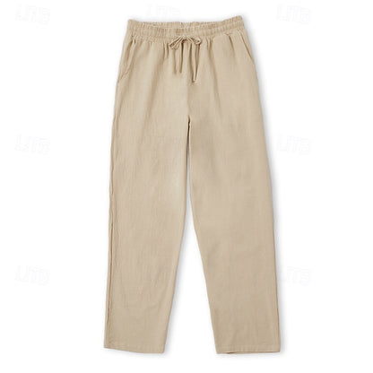 Cotton Linen Pants - Baggy, Soft, Breathable Summer Pants