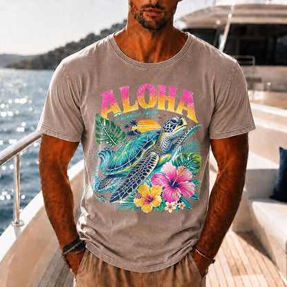 Vintage Washed Cotton Tortoise Tee