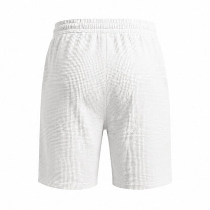 Men's Pocketed Waffle Shorts